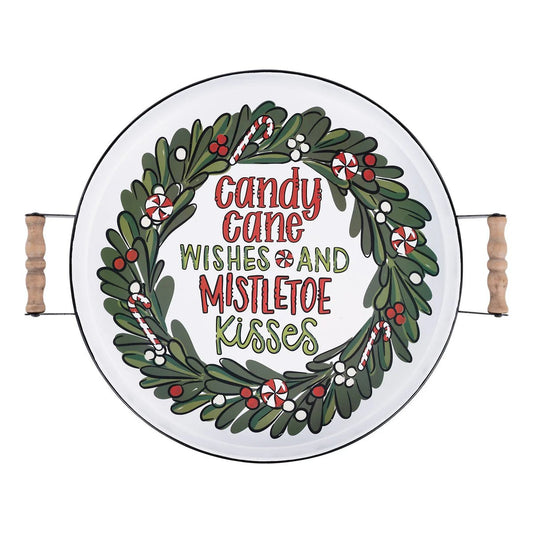 Glory Haus - Candy Cane Wishes Holiday Tray - The Perfect Gift Shop & Boutique