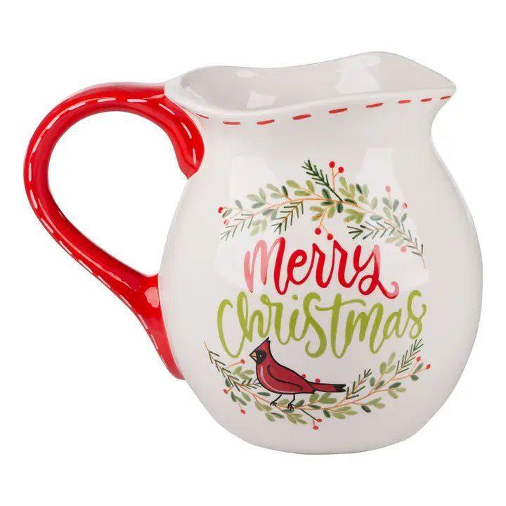 Glory Haus - Red Bird Wreath pitcher - The Perfect Gift Shop & Boutique