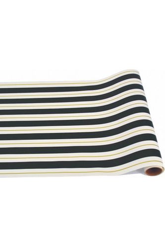 Hester & Cook - Kitchen Papers - Black & Gold Awning Stripe Runner - The Perfect Gift Shop & Boutique