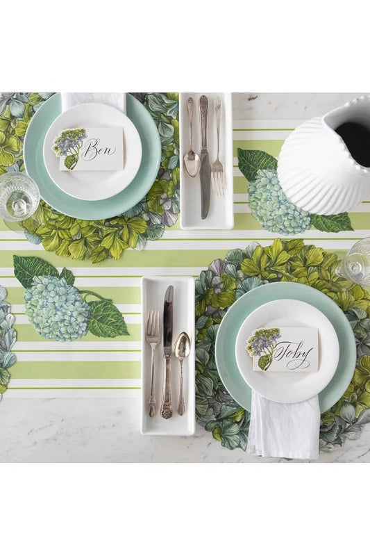 Hester & Cook - Kitchen Papers - Green Awning Stripe Runner - The Perfect Gift Shop & Boutique