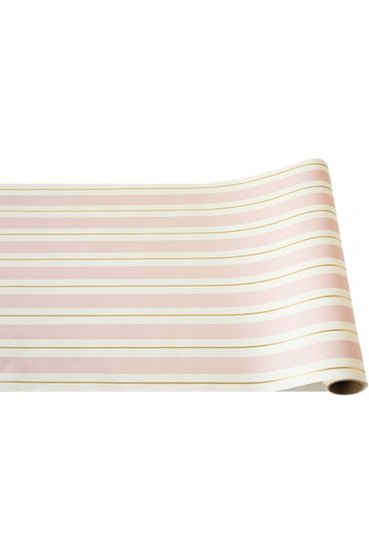 Hester & Cook - Kitchen Papers - Pink & Gold Awning Stripe Runner - The Perfect Gift Shop & Boutique