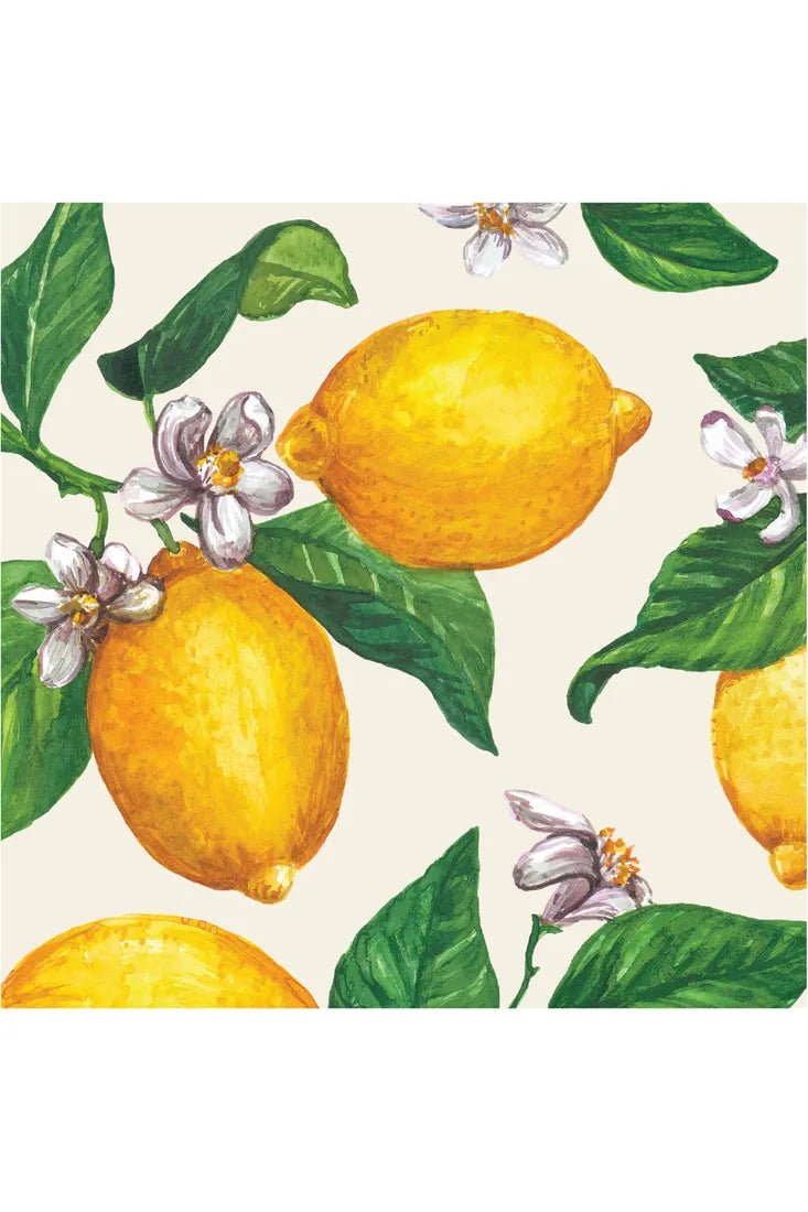 Hester & Cook Lemons Cocktail Napkins - The Perfect Gift Shop & Boutique