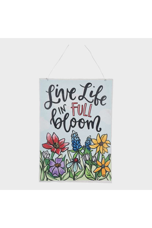 Live Life/Welcome Friends Reversible Burlee - The Perfect Gift Shop & Boutique