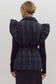 "Lois" Plaid Puffer Vest with Ruffles - The Perfect Gift Shop & Boutique