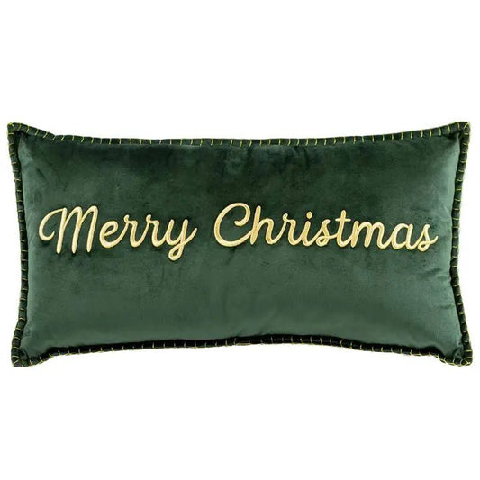 Merry Christmas Embroidered Pillow - The Perfect Gift Shop & Boutique