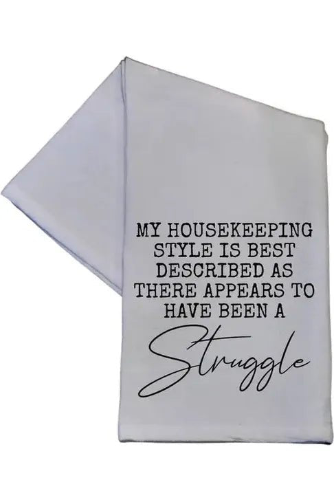 My Housekeeping Style Tea Towel - The Perfect Gift Shop & Boutique