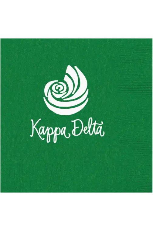 Natalie Chang Kappa Delta Beverage Napkins - The Perfect Gift Shop & Boutique