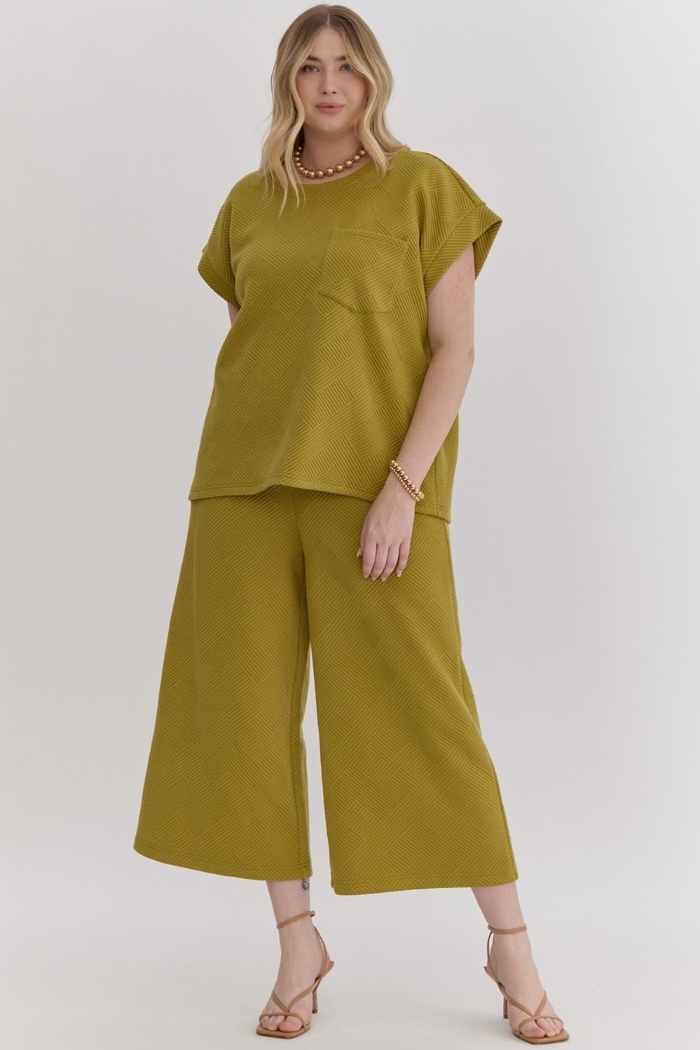 "Olive" Cropped Pants - The Perfect Gift Shop & Boutique