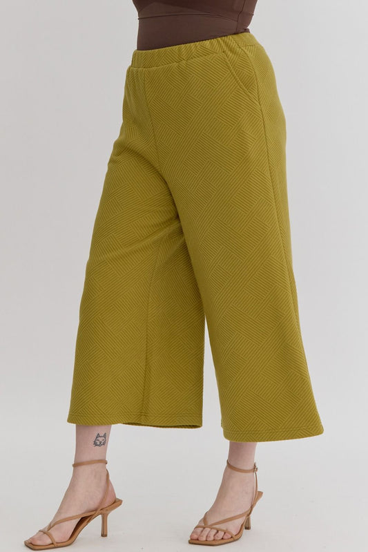 "Olive" Cropped Pants - The Perfect Gift Shop & Boutique