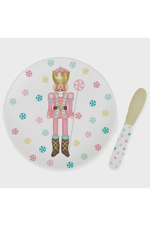 Platter with Spreader Nutcracker - The Perfect Gift Shop & Boutique