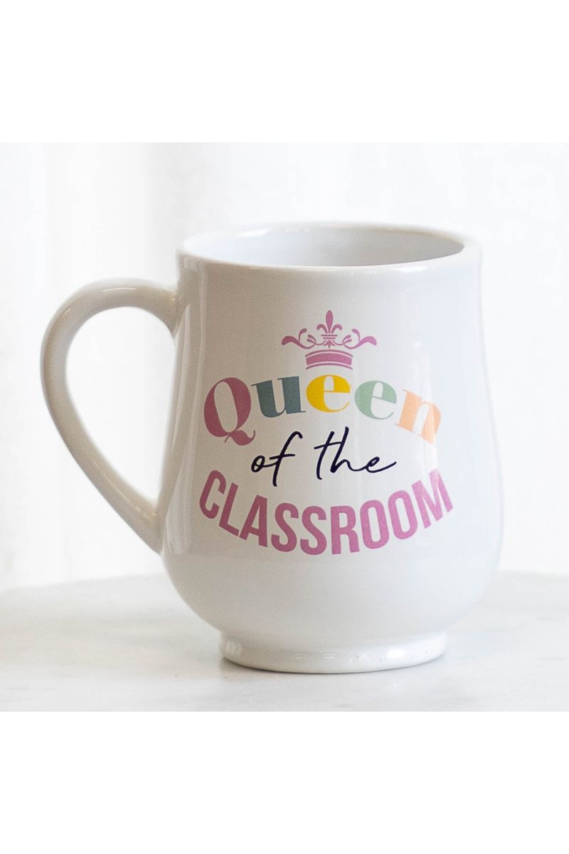 Queen Of the Classroom Coffee Mug White/Multi - The Perfect Gift Shop & Boutique