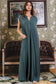 R5120T Sleeveless Wide Leg Solid Knit Jumpsuit: TEAL / S - M - L (2 - 2 - 2) - The Perfect Gift Shop & Boutique