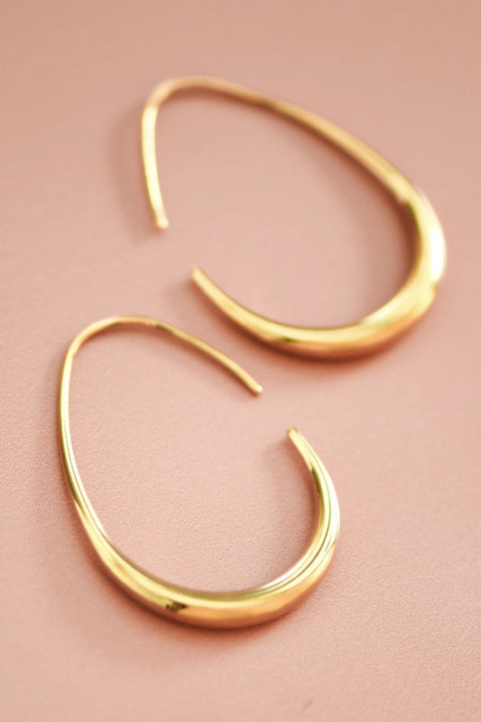 Simple Gold Hoop Earrings - The Perfect Gift Shop & Boutique