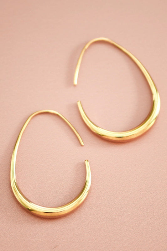 Simple Gold Hoop Earrings - The Perfect Gift Shop & Boutique