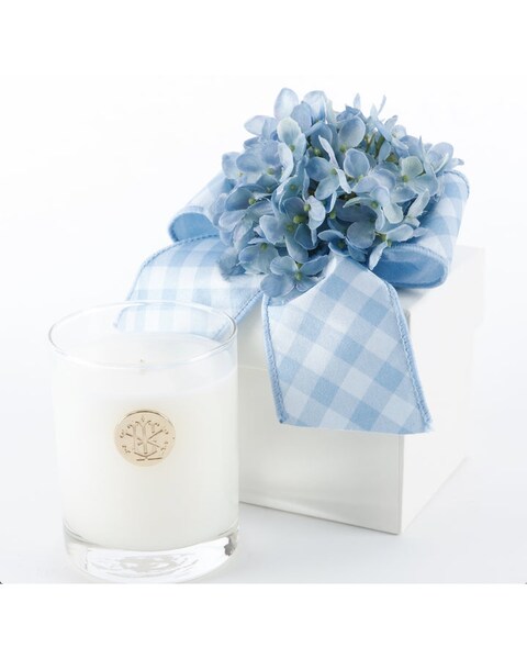 LUX FRAGRANCES - Blue Hydrangea 8 oz Flower Box Candle