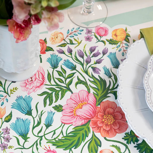 Hester & Cook - Kitchen Papers - Die Cut Sweet Garden Posey Placemat