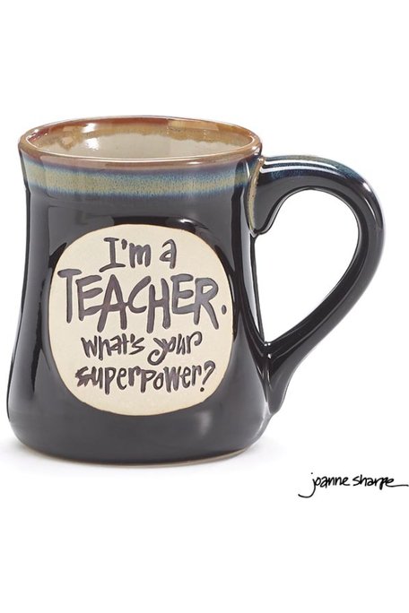 Teacher Superpower Porcelain Mug - The Perfect Gift Shop & Boutique