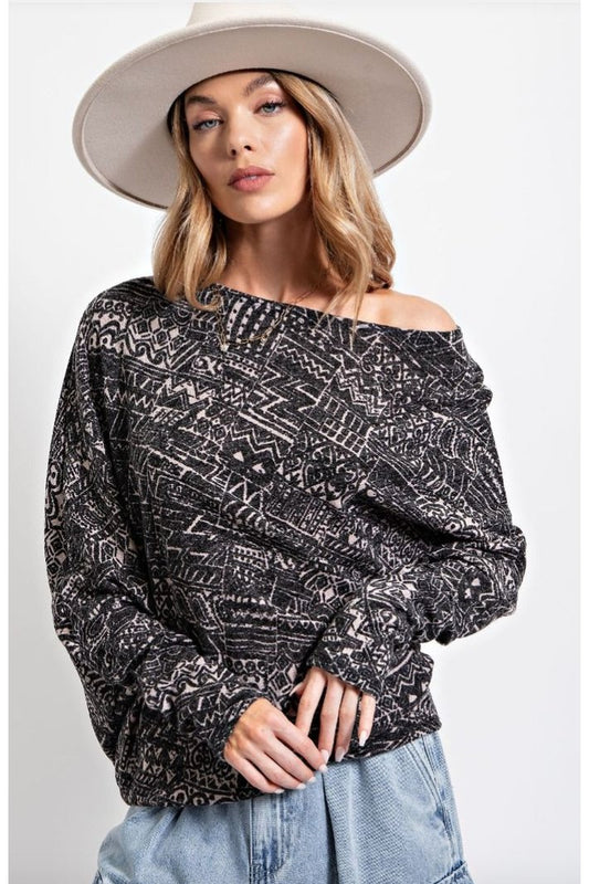 Tribal Knit Top - The Perfect Gift Shop & Boutique