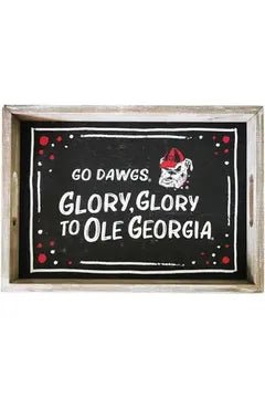 Valiant Gifts Inc - Georgia Spirit Wood Rectangle Tray - The Perfect Gift Shop & Boutique