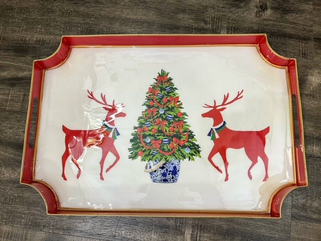 WH Hostess & Jaye's Studio Reindeer Games Tray - The Perfect Gift Shop & Boutique