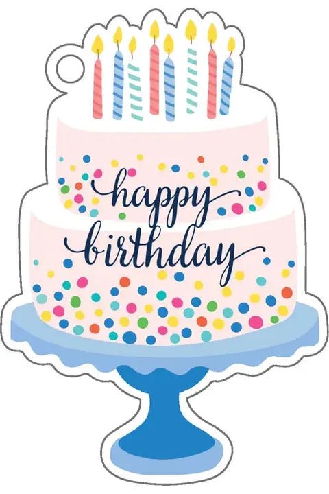 WH Hostess Social Stationery - Birthday Cake Die - cut Gift Tags - The Perfect Gift Shop & Boutique